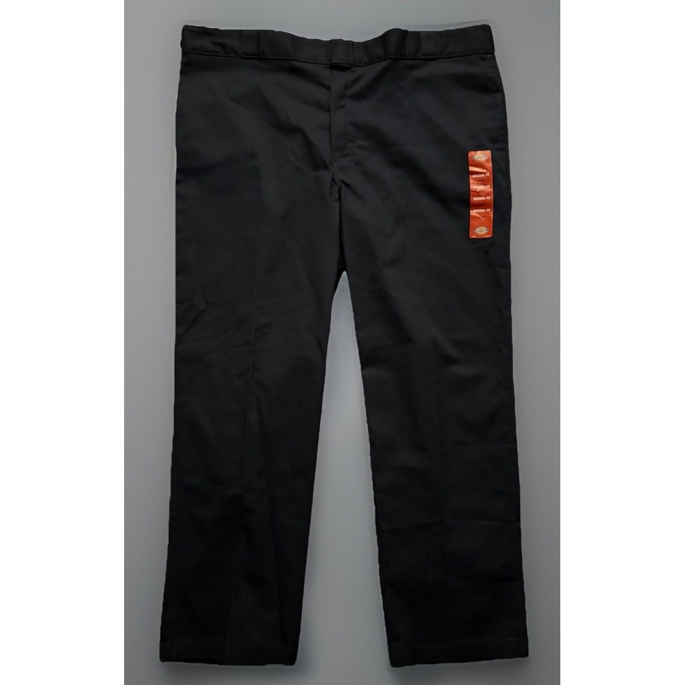 New Dickies 874 Work Pants Trousers Wrinkle Resistant Black Men's 44x30 NWT JBHS
